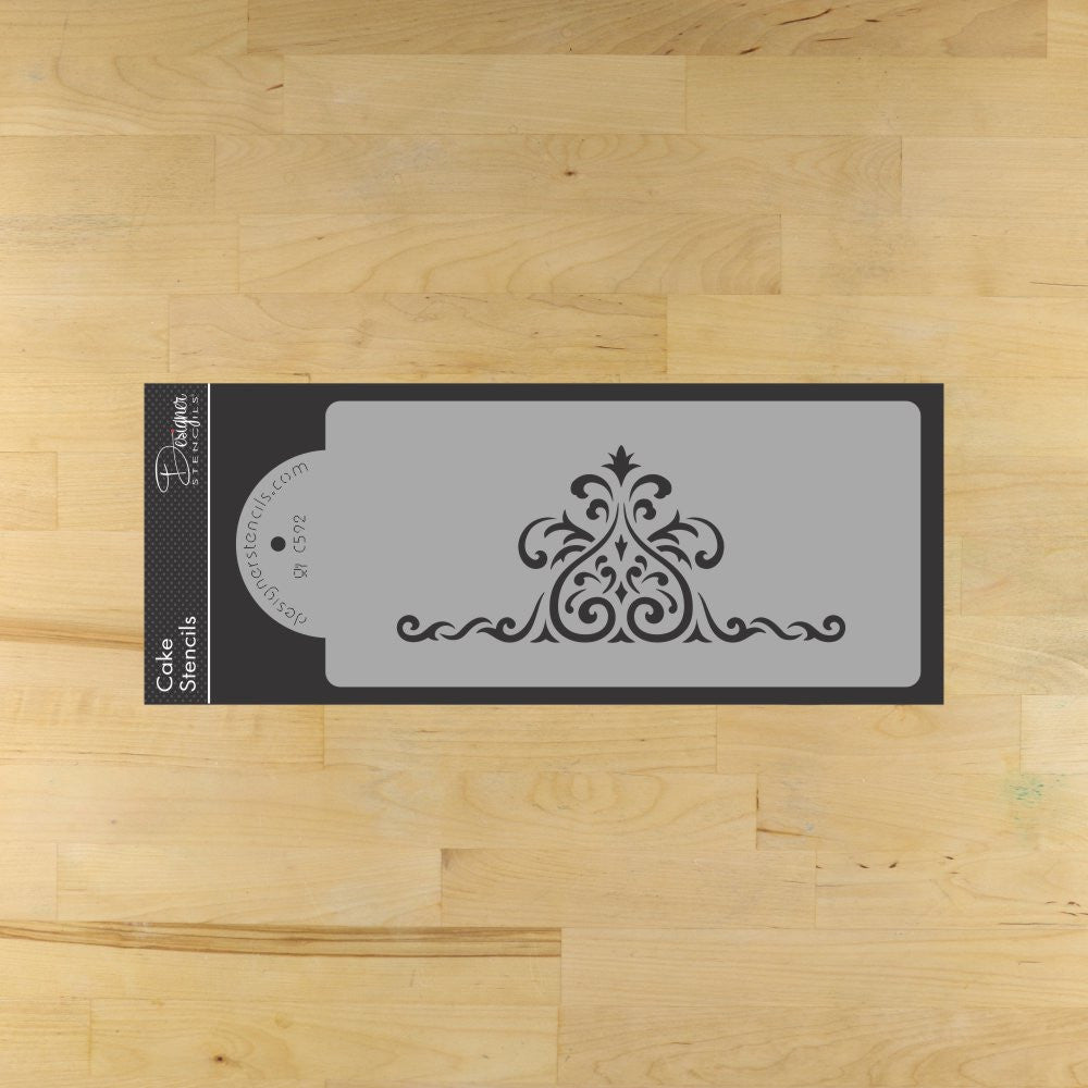 Elaine's Cake Stencil Set by Designer Stencils Top Tier