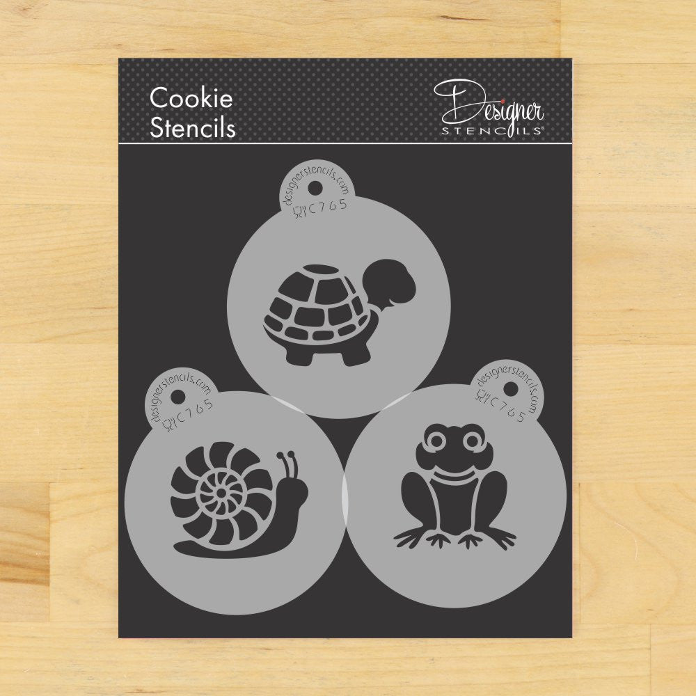 Pond Critters Round Cookie Stencil Set by Designer Stencils