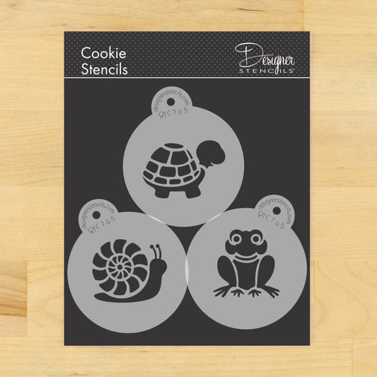 Pond Critters Round Cookie Stencil Set by Designer Stencils