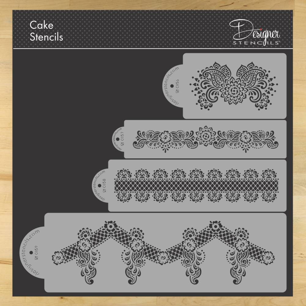 Chelsea Cake Stencil Set by Designer Stencils