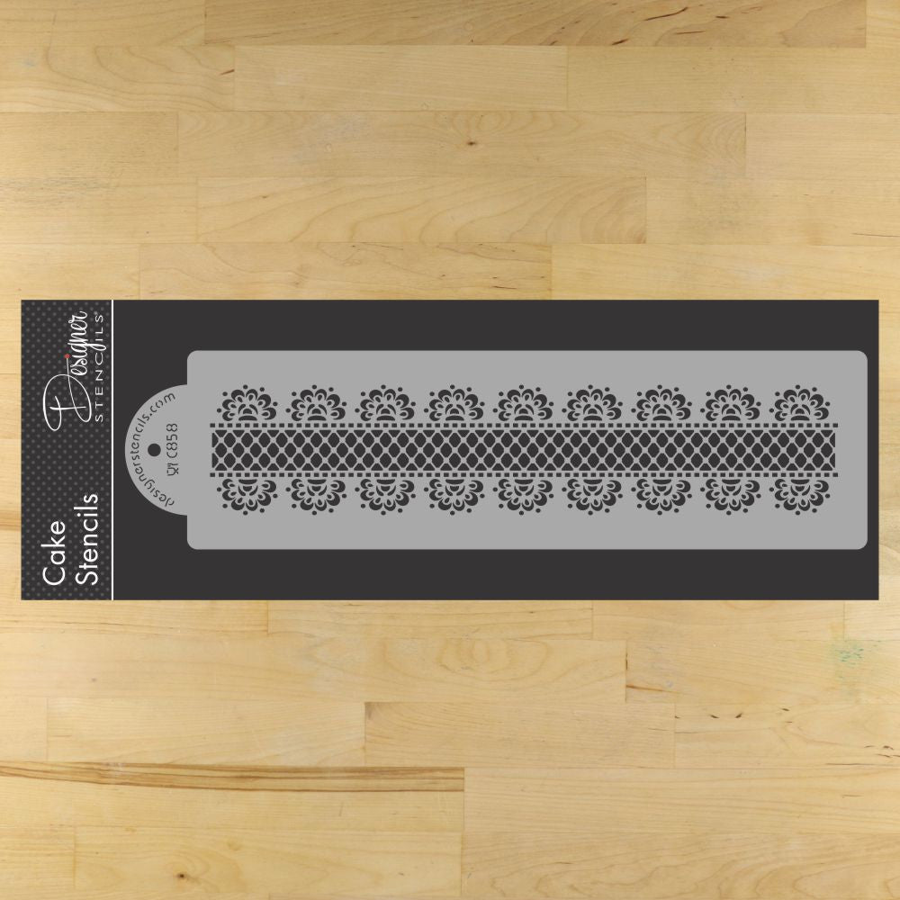 Chelsea Cake Stencil Set by Designer Stencils Tier 3