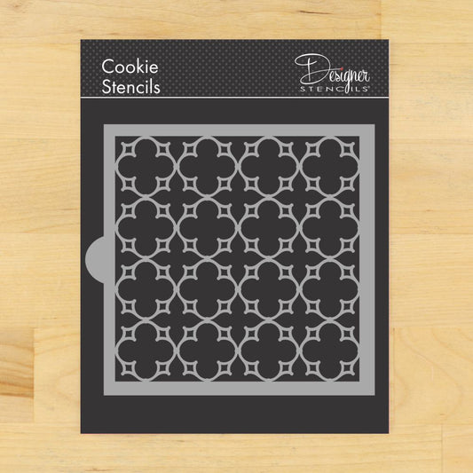 Parisian Lattice Allover Cookie Stencil by Designer Stencils
