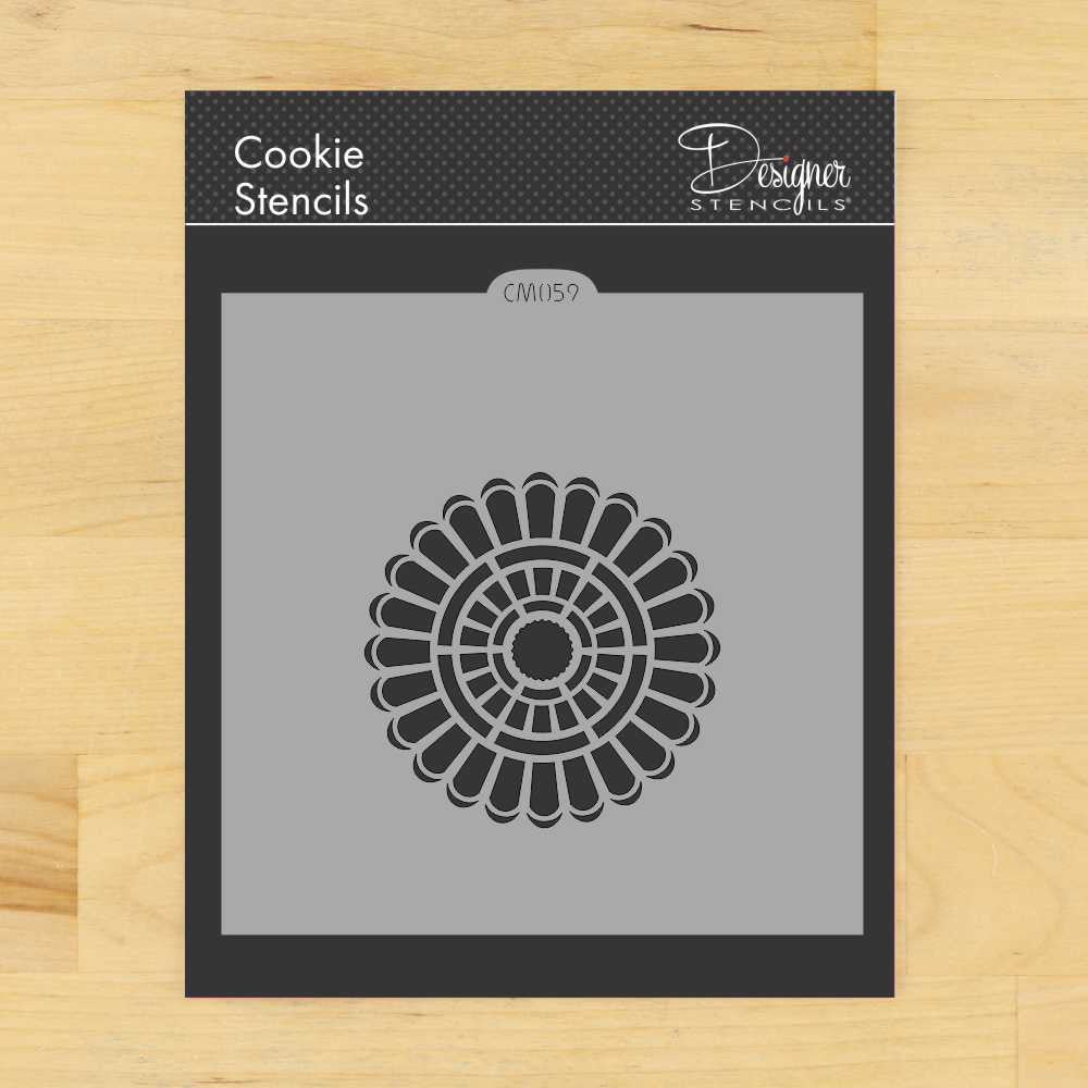 Mandala 2 Cookie Stencil by Designer Stencils