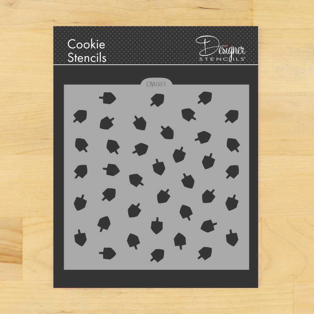 Dreidel Hanukkah Cookie Stencil by Designer Stencils