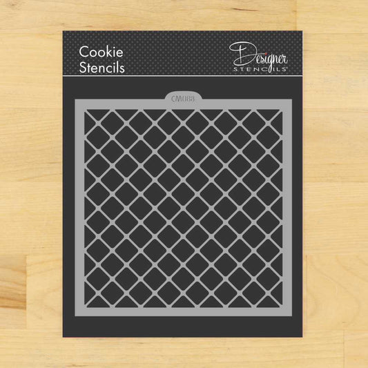 Rounded Tile Cookie Stencil by Designer Stencils