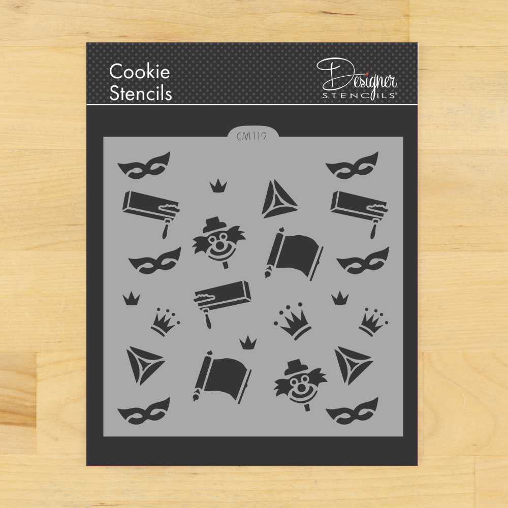 Purim Cookie Stencil by Designer Stencils