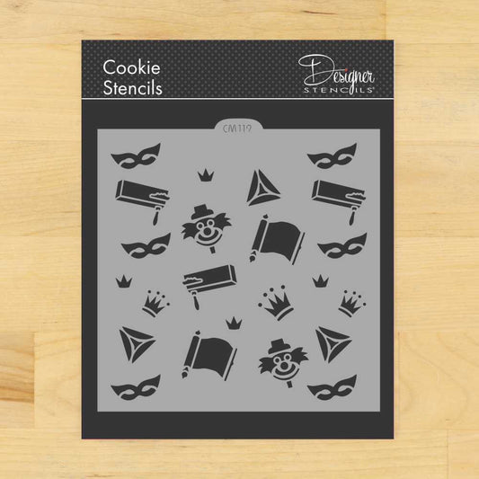 Purim Cookie Stencil by Designer Stencils