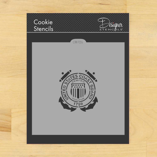 United States Coast Guard Cookie Stencil by Designer Stencils