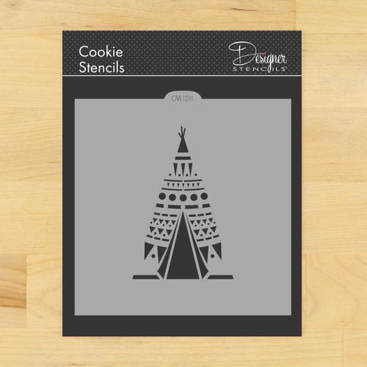Teepee Cookie Stencil by Designer Stencils