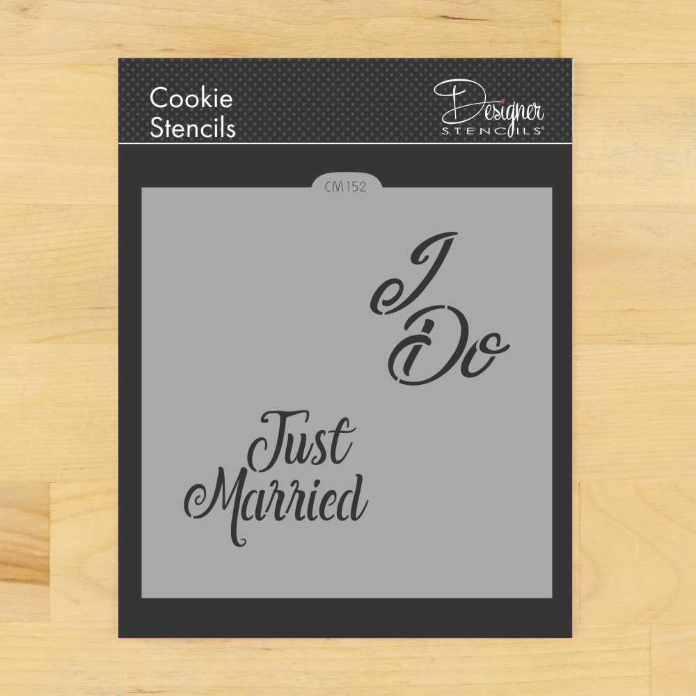 I Do Cookie Stencil by Designer Stencils