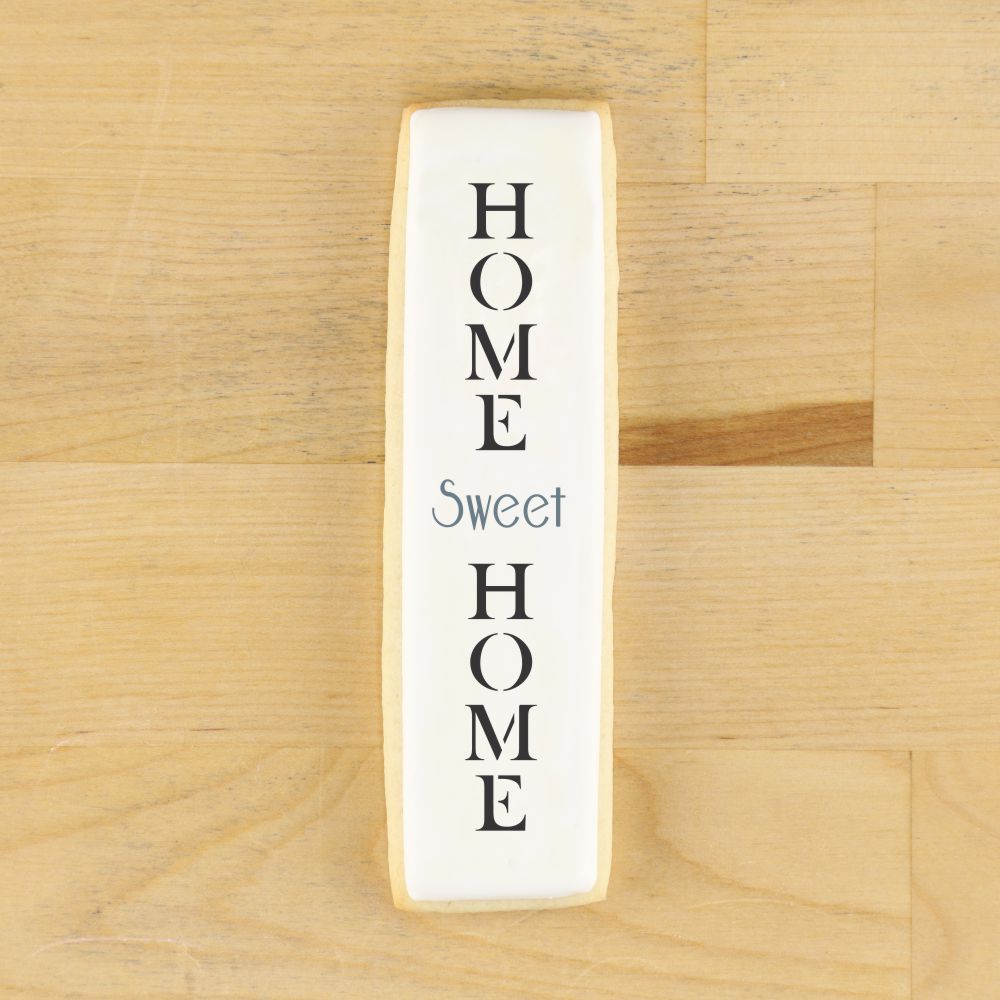 Welcome Home Cookie Stick Stencil by Designer Stencils