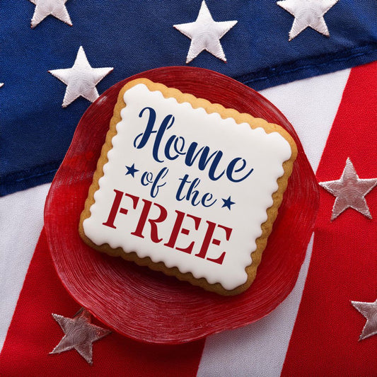 Home of the Free Fourth of July Cookie