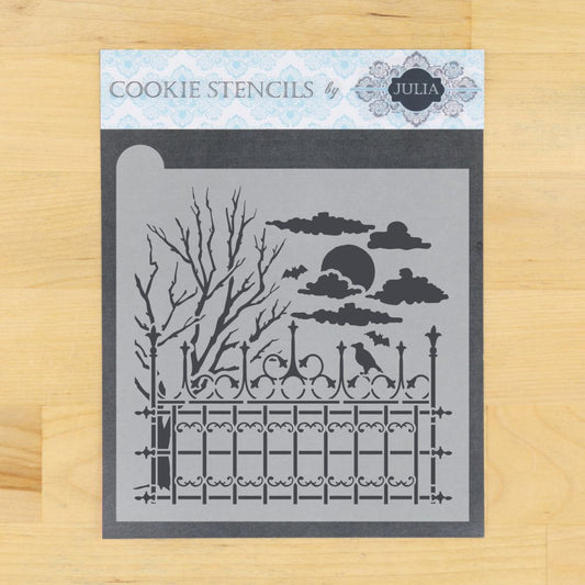 Hallows' Eve Background Cookie Stencil