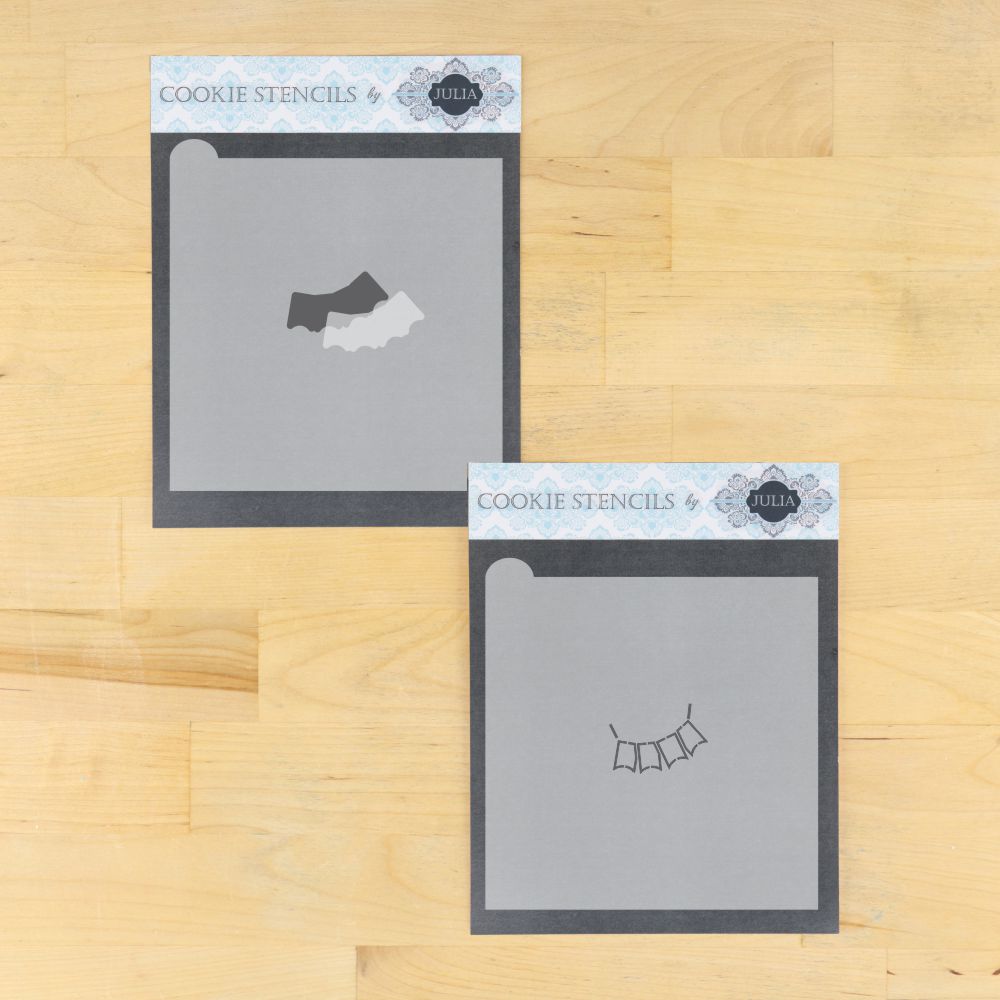 Hanging Sign Prettier Plaques Cookie Stencil 3 Pc Set