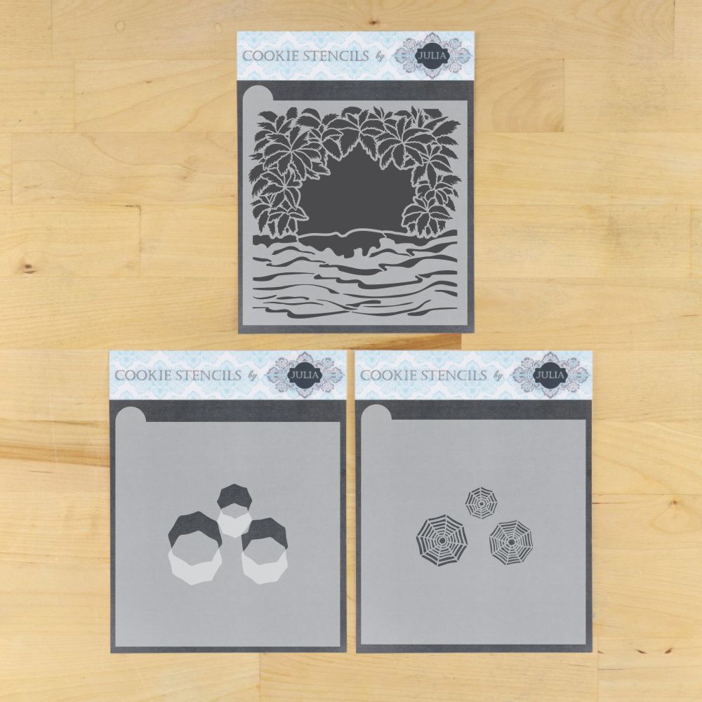 Day at the Beach Dynamic Duos Cookie Stencil Set