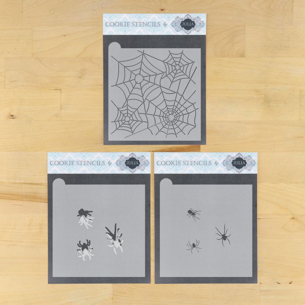 Halloween Spider Cookie Stencil Set