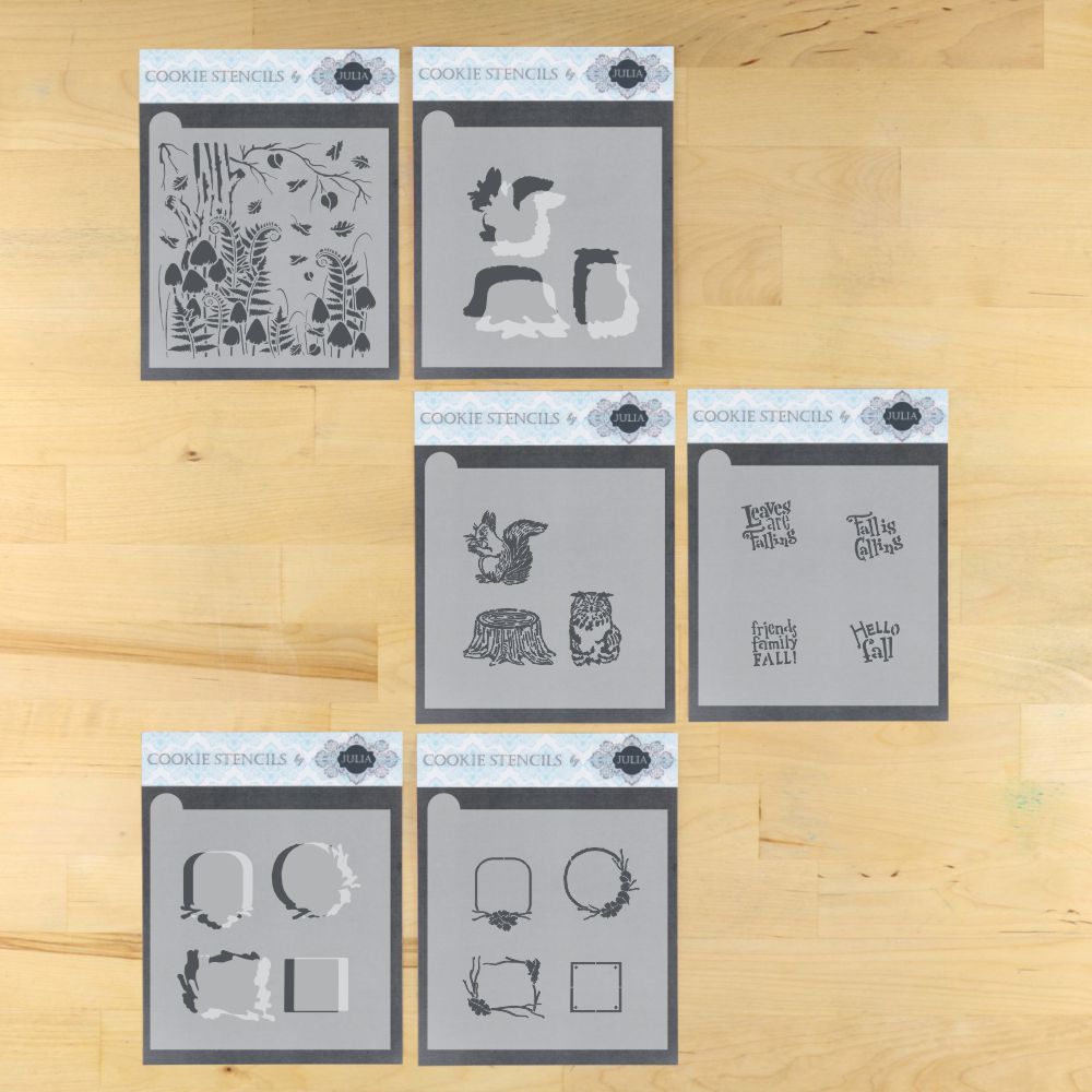Fall is Calling Dynamic Duos Bundled Fall Cookie Stencil Set