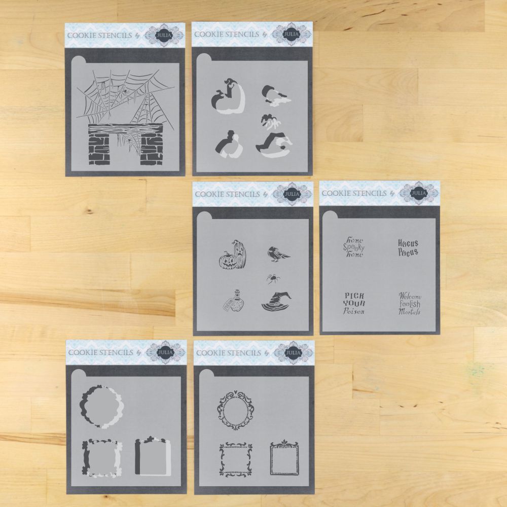 Home Spooky Home Dynamic Duos Bundled Cookie Stencil Set