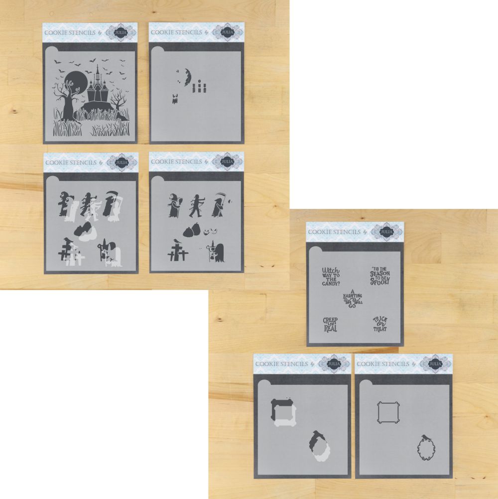 A Haunting We Will Go Dynamic Duos Bundled Cookie Stencil Set
