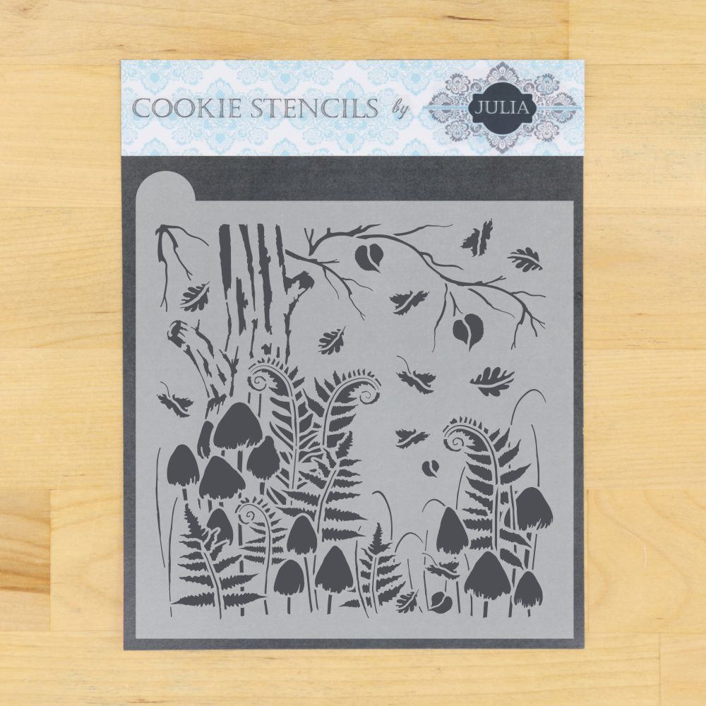 Walk in the Woods Dynamic Duos Background Cookie Stencil