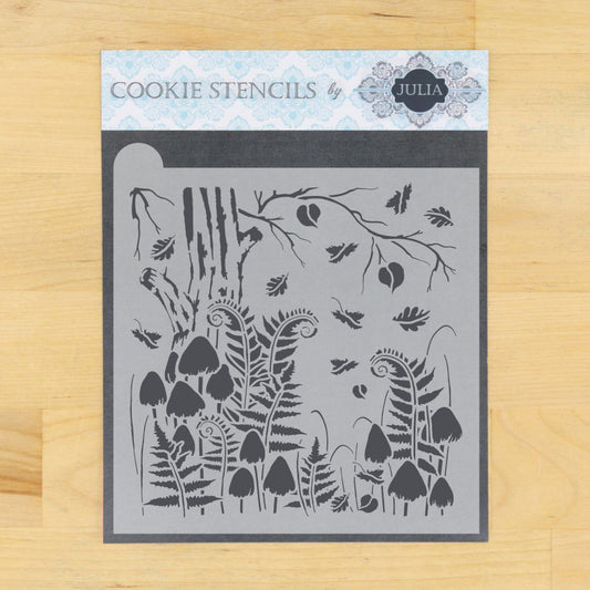 Walk in the Woods Dynamic Duos Background Cookie Stencil