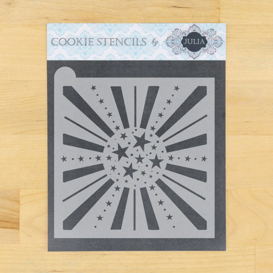 Starburst Dynamic Duos Background Cookie Stencil