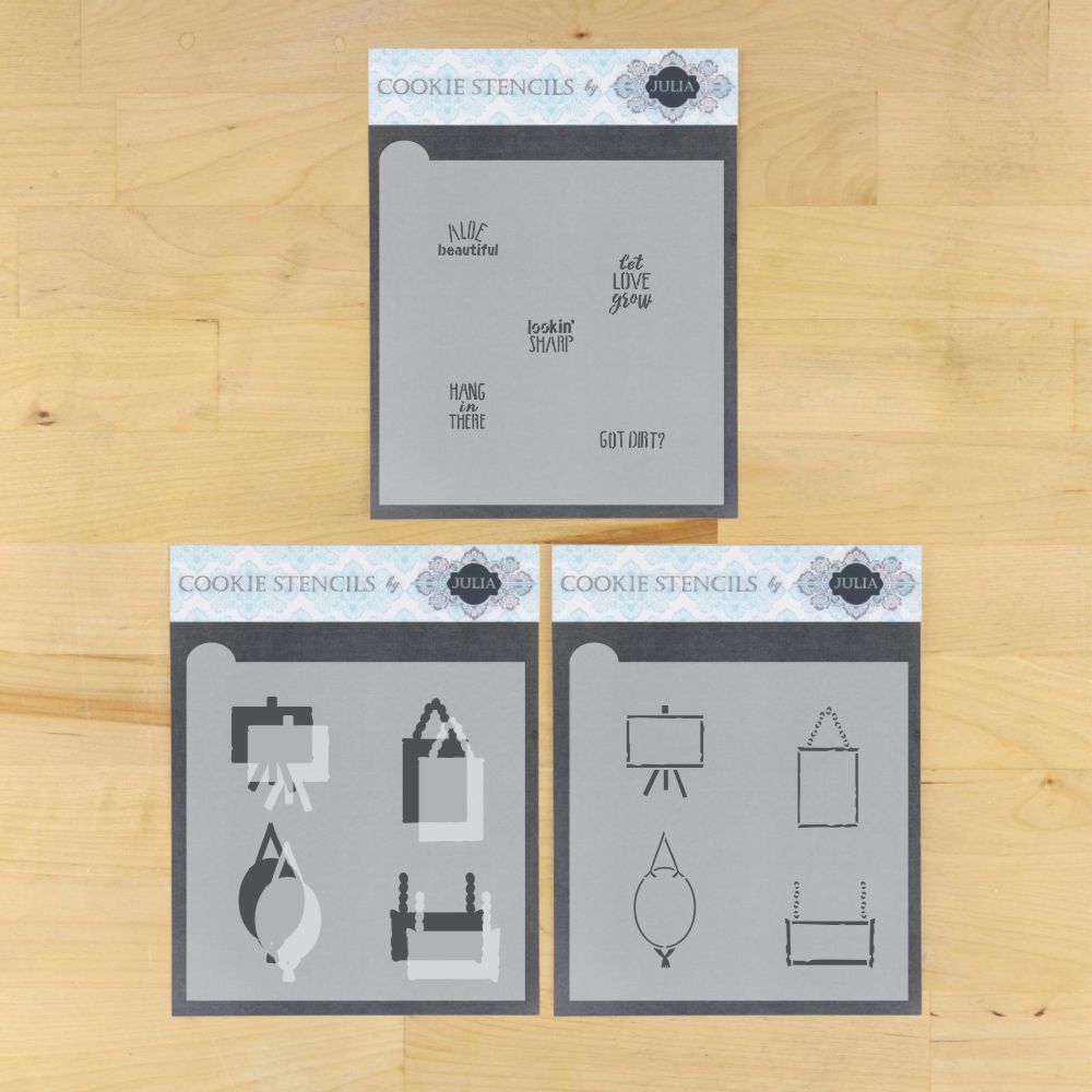 Aloe Beautiful Dynamic Duos Cookie Stencil Set