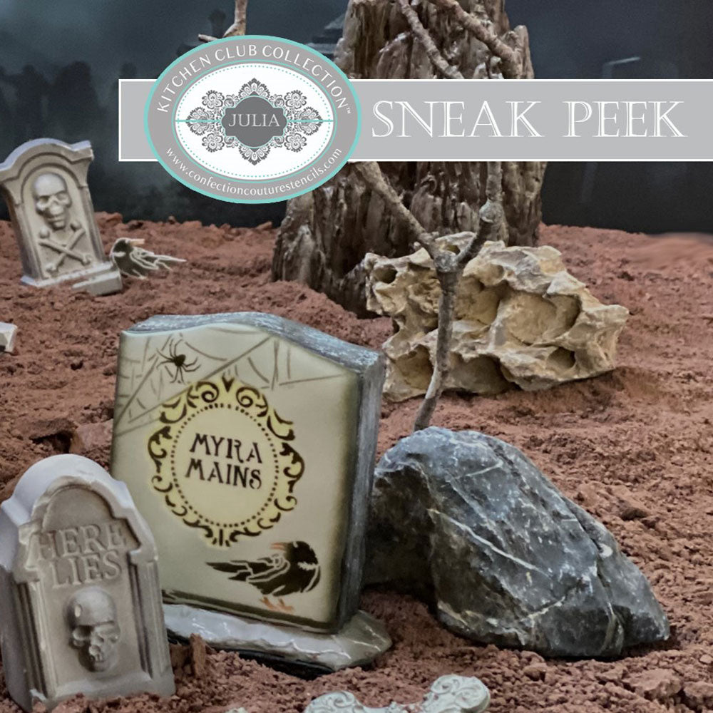 Julia's Kitchen Club Halloween Tombstone Kit Video ONLY