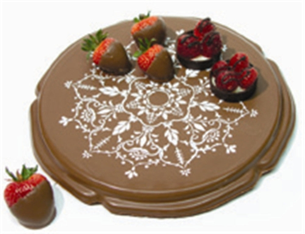 Winterthur Museum Medallion Cake Stencil Top by Designer Stencils