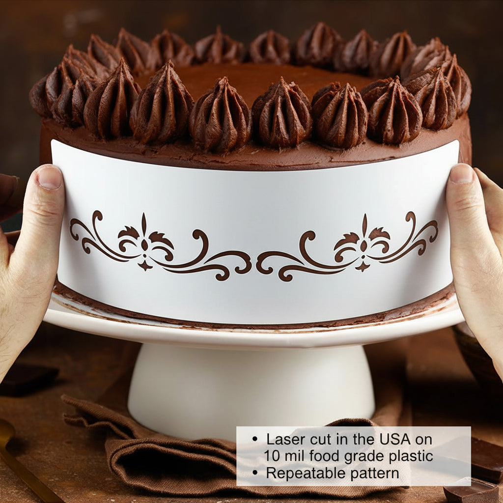 confection couture cake stencil flexibility
