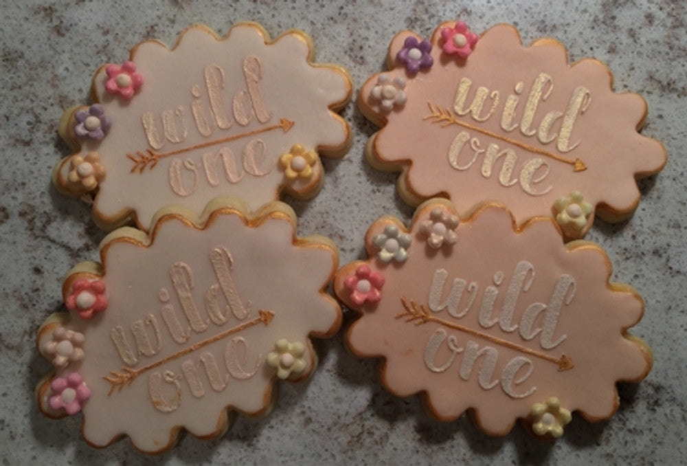 Wild Thing Round Cookie Stencil Set by Designer Stencils Cookies