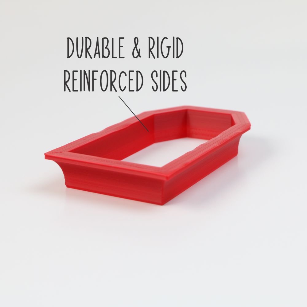 Label Plaque Cookie Cutter - Side View