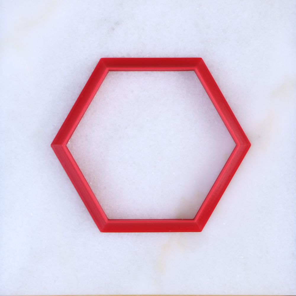 Hexagon Plaque Cookie Cutter