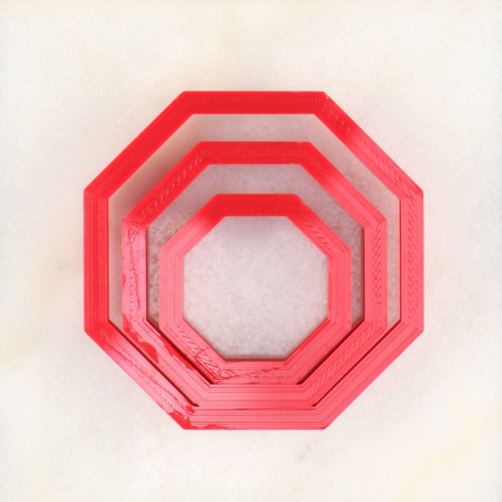 Octagon Nesting Cookie Cutter
