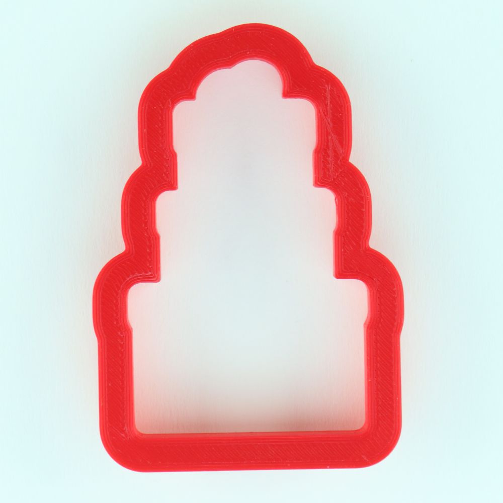 wedding cake cookie cutter