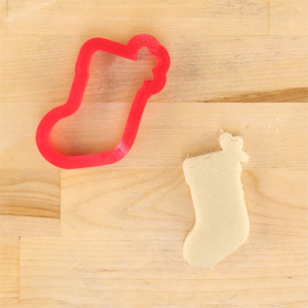 Christmas stocking cookie cutter