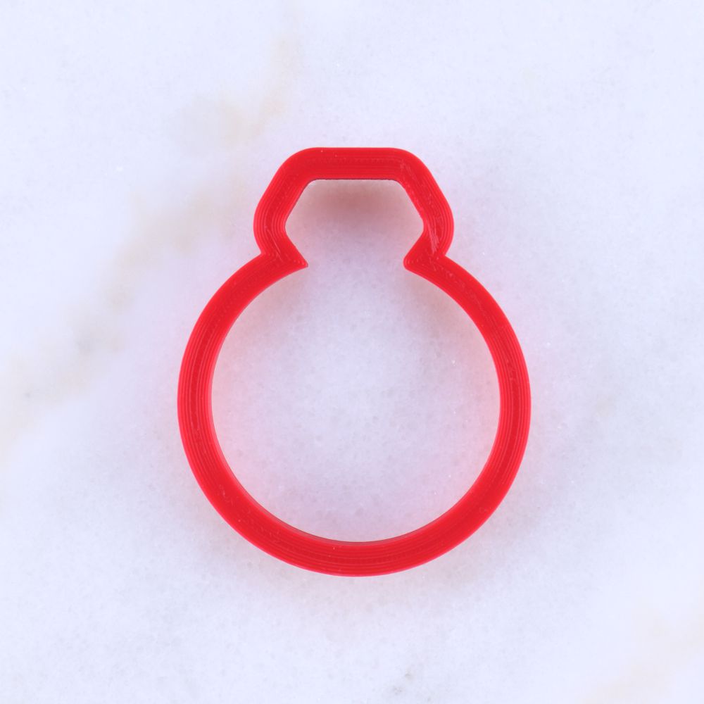 Wedding Diamond Ring Cookie Cutter