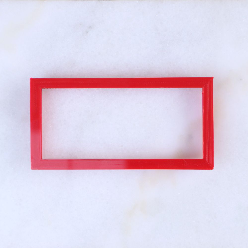 2 x 4 inch Rectangle Cookie Cutter