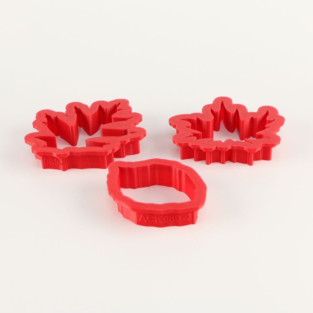 Autumn Leaf Trio Fall Cookie Stencil With Fall Cookie Cutters