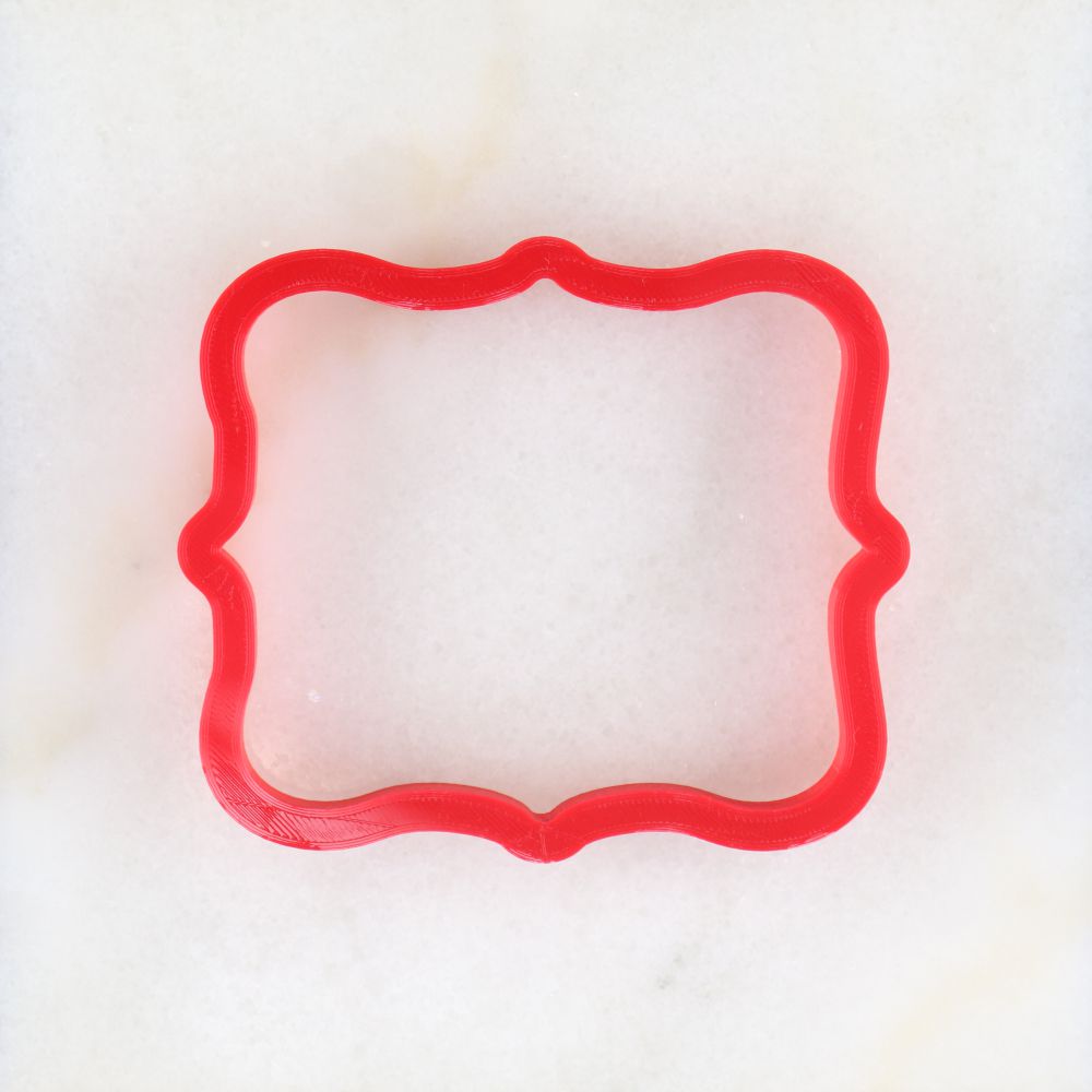 Top view of Chilton Plaque Cookie Cutter