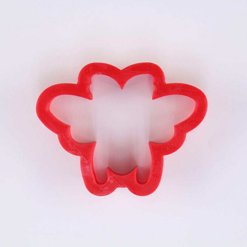 Bee Cookie Stencil With Cookie Cutter