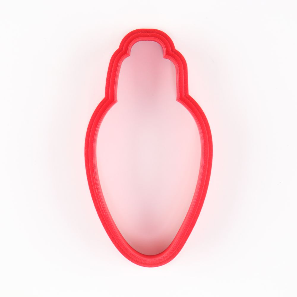 Christmas Light Bulb Cookie Cutter