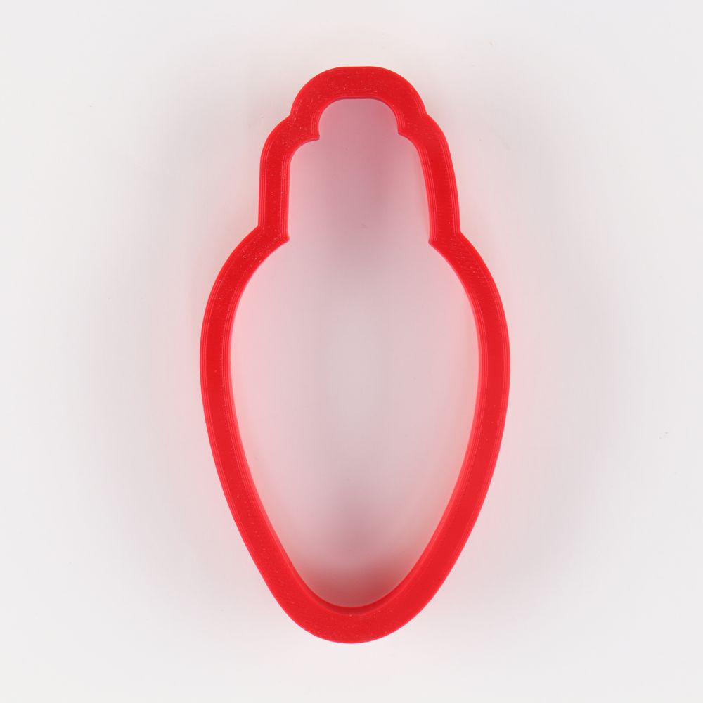 Christmas Light Bulb Cookie Cutter