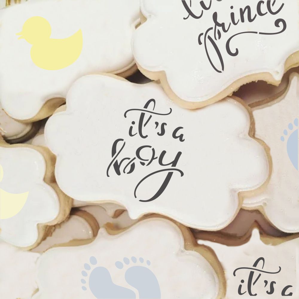 Decorated cookies for a Baby Shower