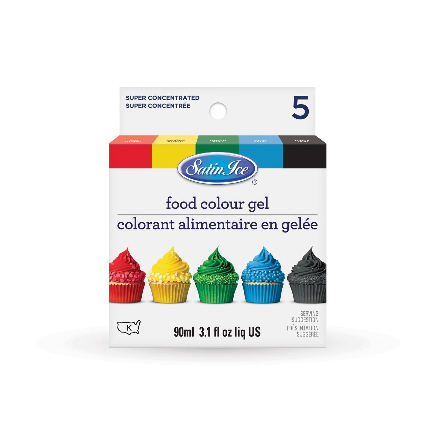 Satin Ice Food Color Liquid Gel Kit
