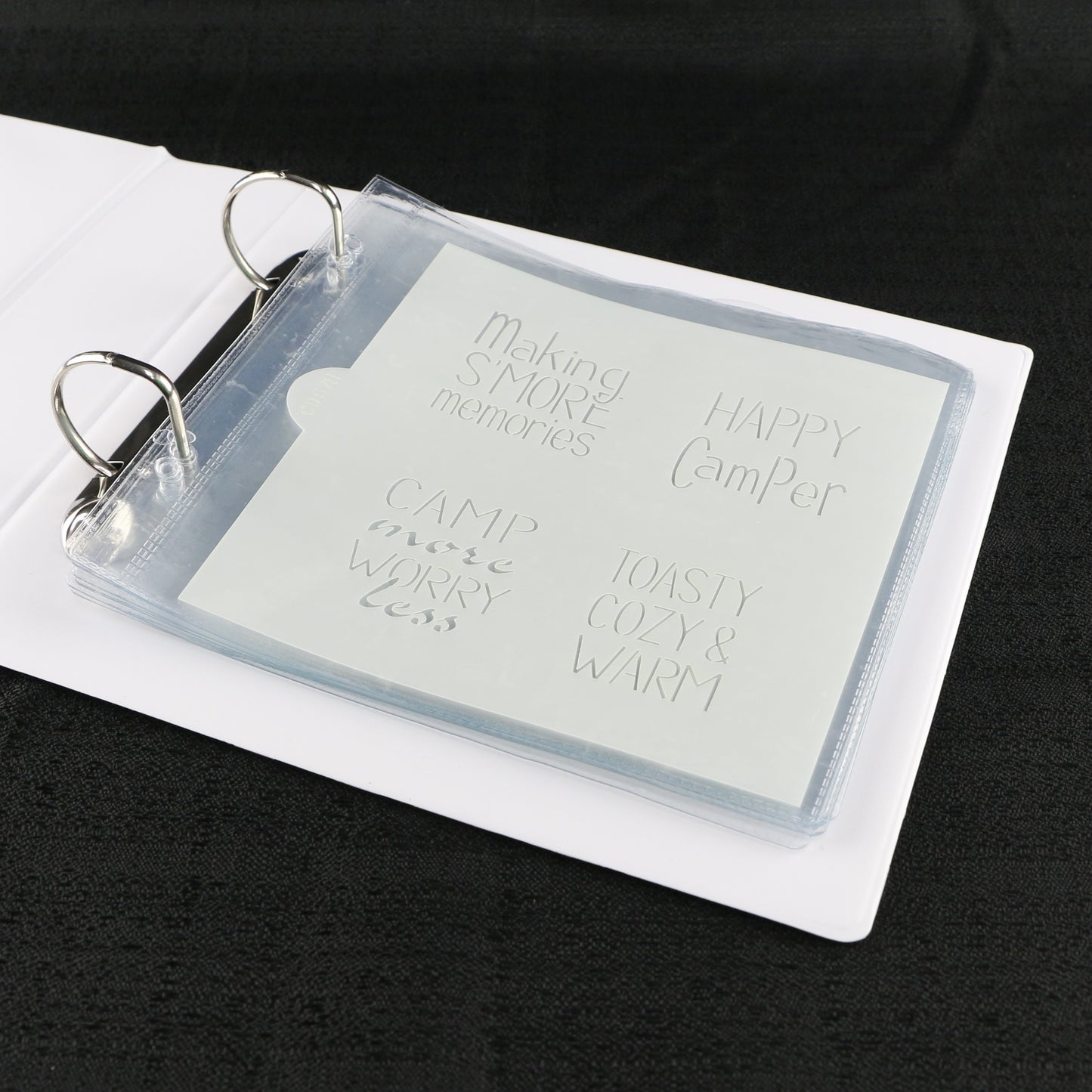 Cookie Stencil Keep Safe 2 ring Binder