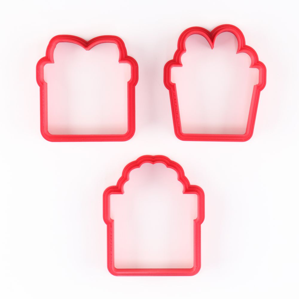 Gift Box Cookie Cutter Set