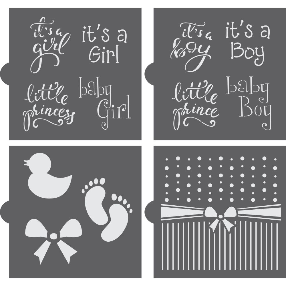 Baby Cookie Stencil Value Bundle