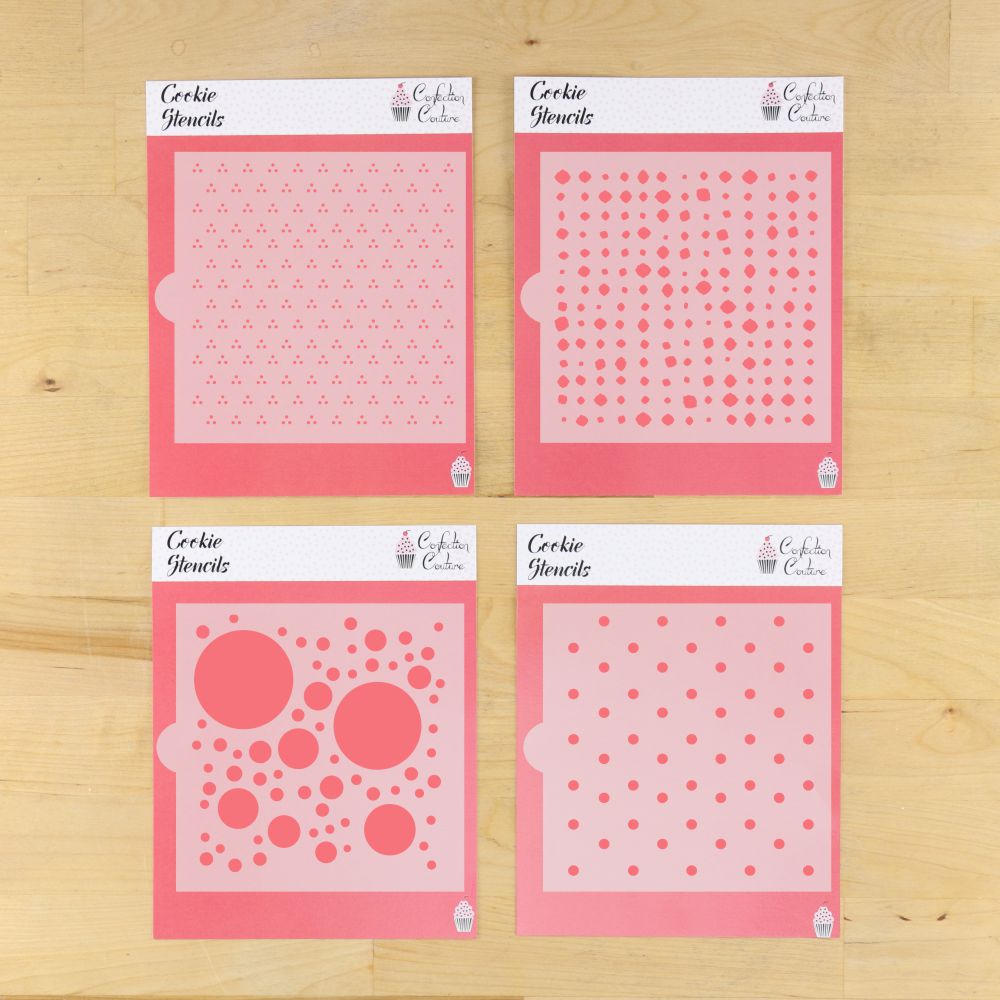 Assorted Dots Cookie Stencil Value Bundle