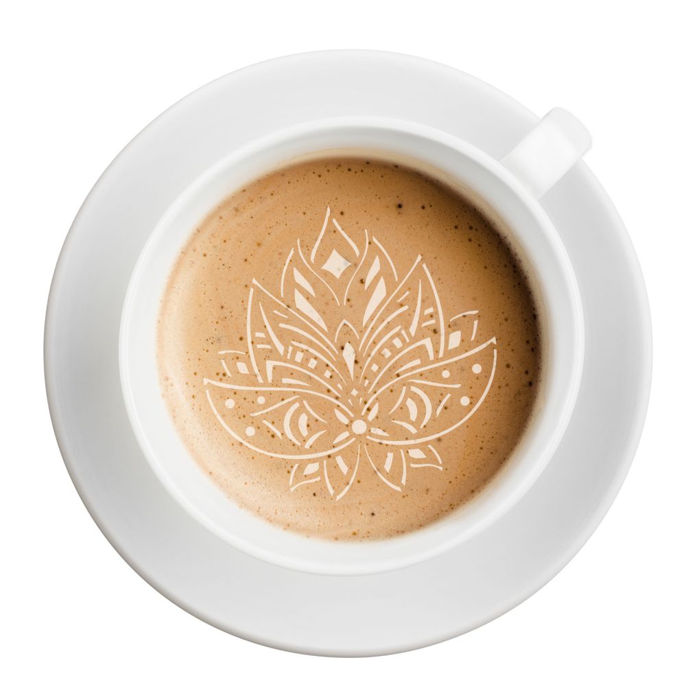Mandala Coffee Art